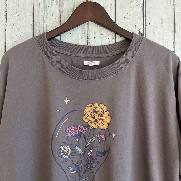 Maurices Womens Graphic T-Shirt Size 2XL Inspirational "Be The Light" Glitter - Picture 2 of 10